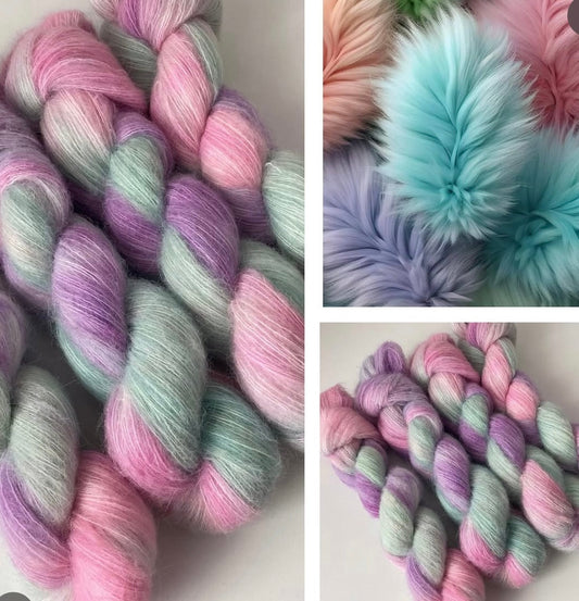 Ich liebe diese Alpakawolle und ich liebe diese Farben