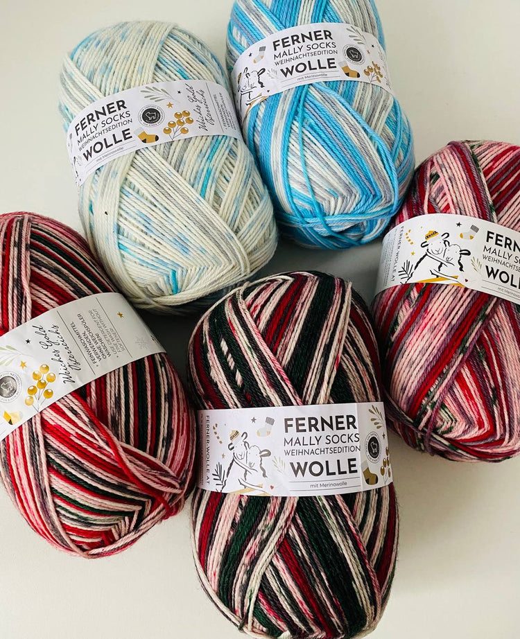 Ferner Wolle Mally Socks Rote Nase- Edition.