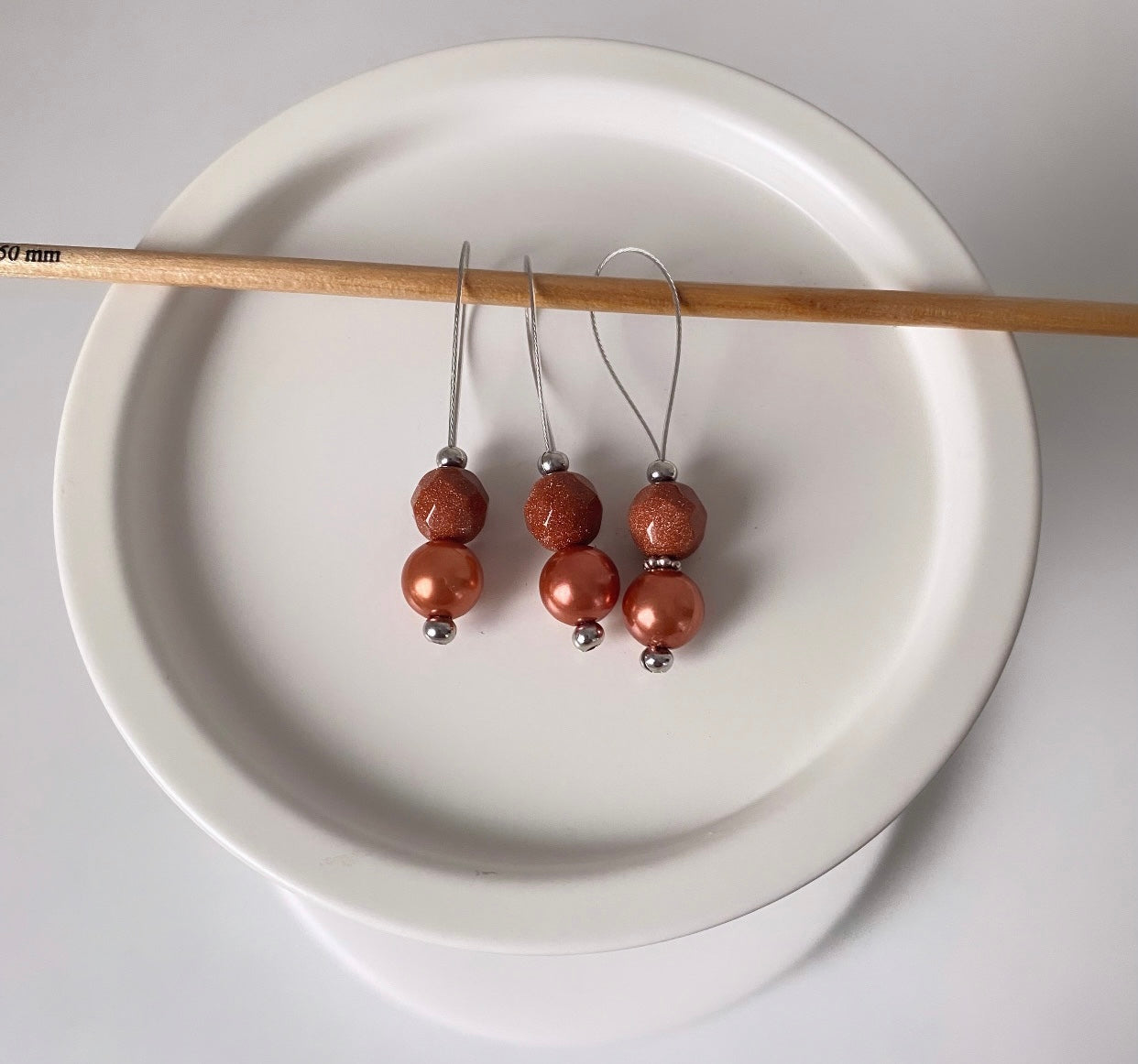 Maschenmarkierer 3- teiliges Set.