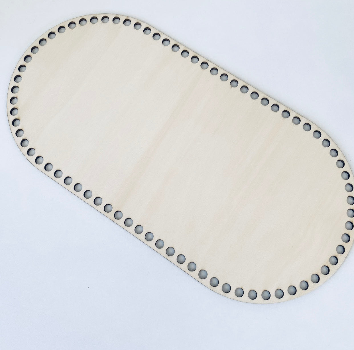 Ovale Häkelkorb-Boden