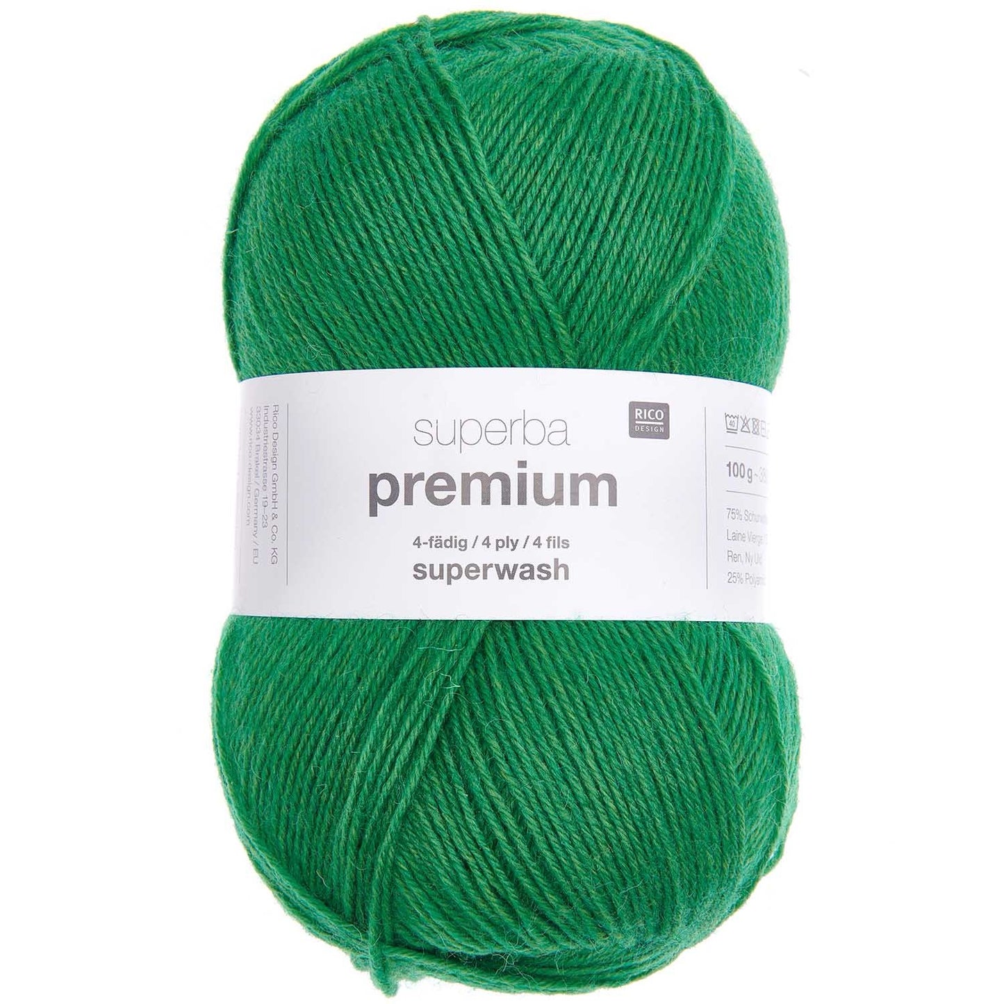 Rico Design Superba Premium 4-fädig 100 g Superwash.
