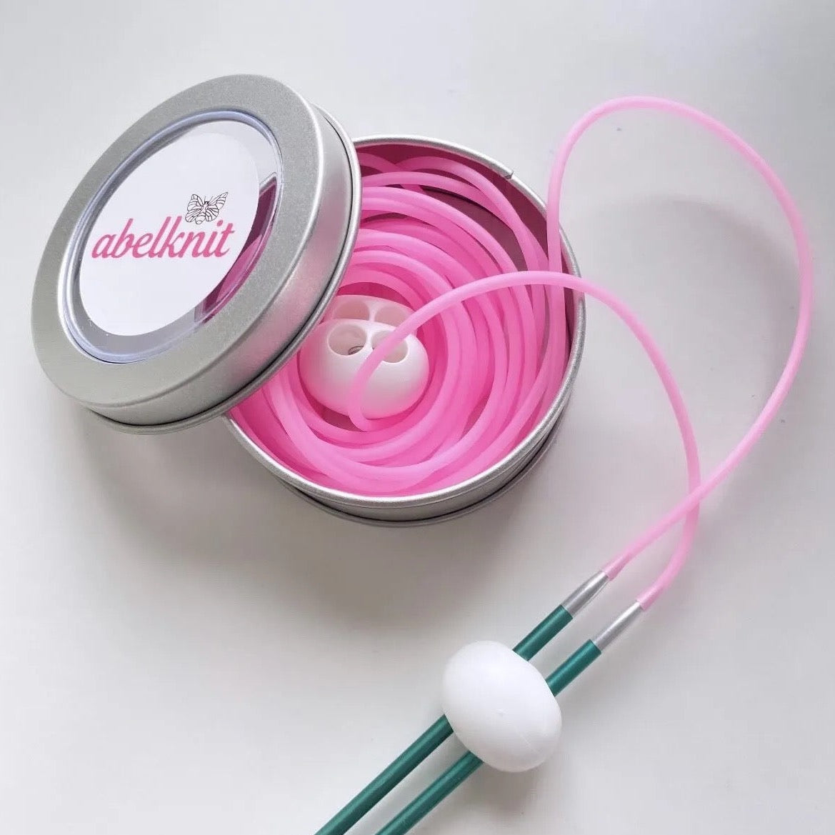 Maschenkördel mit Maschenstopper im Box.