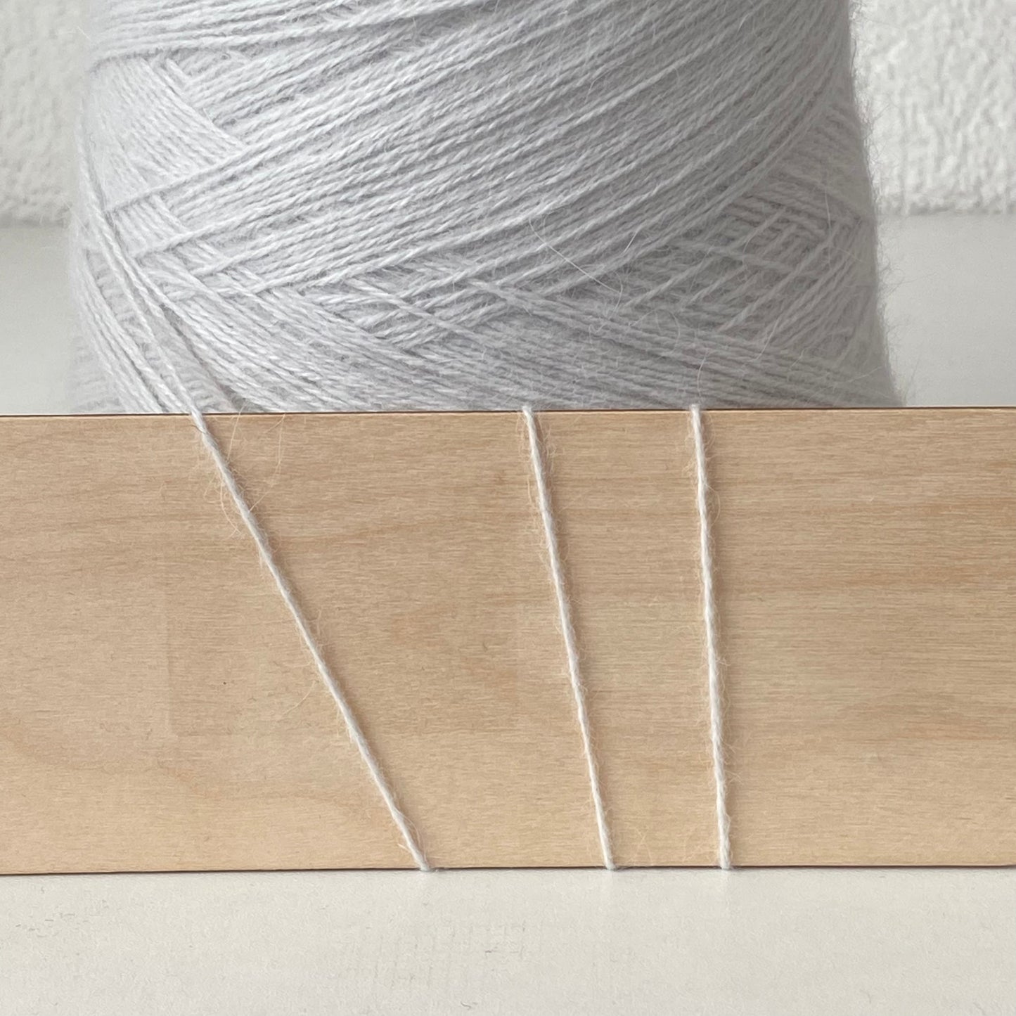 Konenwolle Angora mit Merinowolle.
