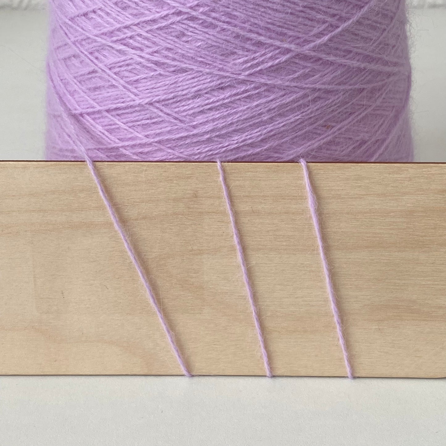 Konenwolle Angora mit Merinowolle.