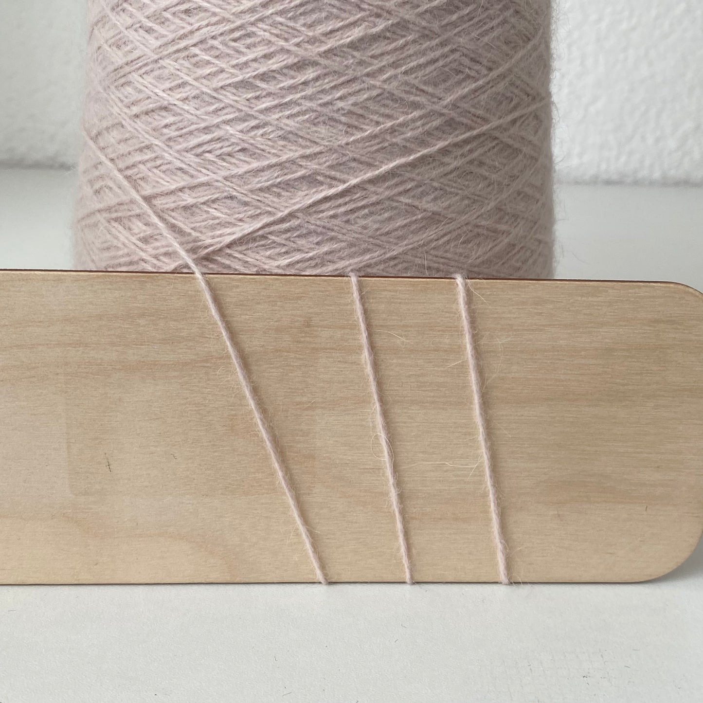 Konenwolle Angora mit Merinowolle.
