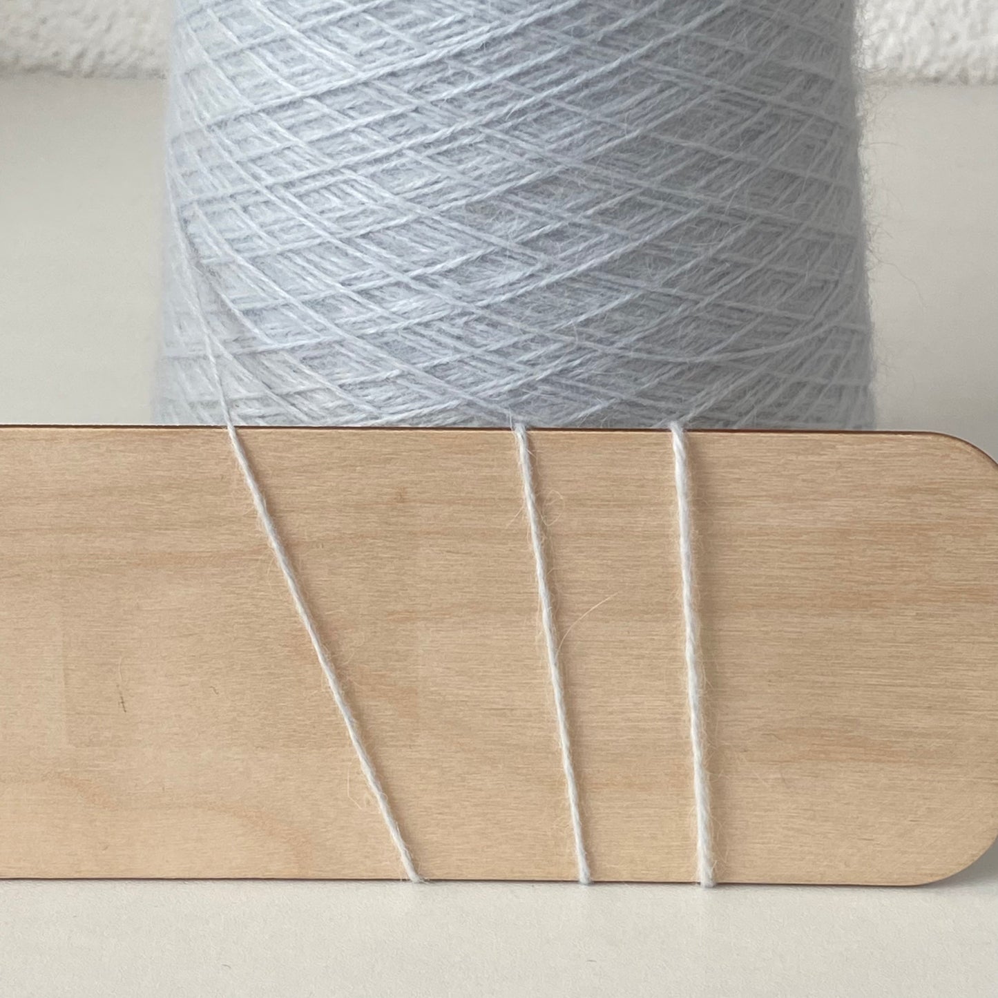 Konenwolle Angora mit Merinowolle.