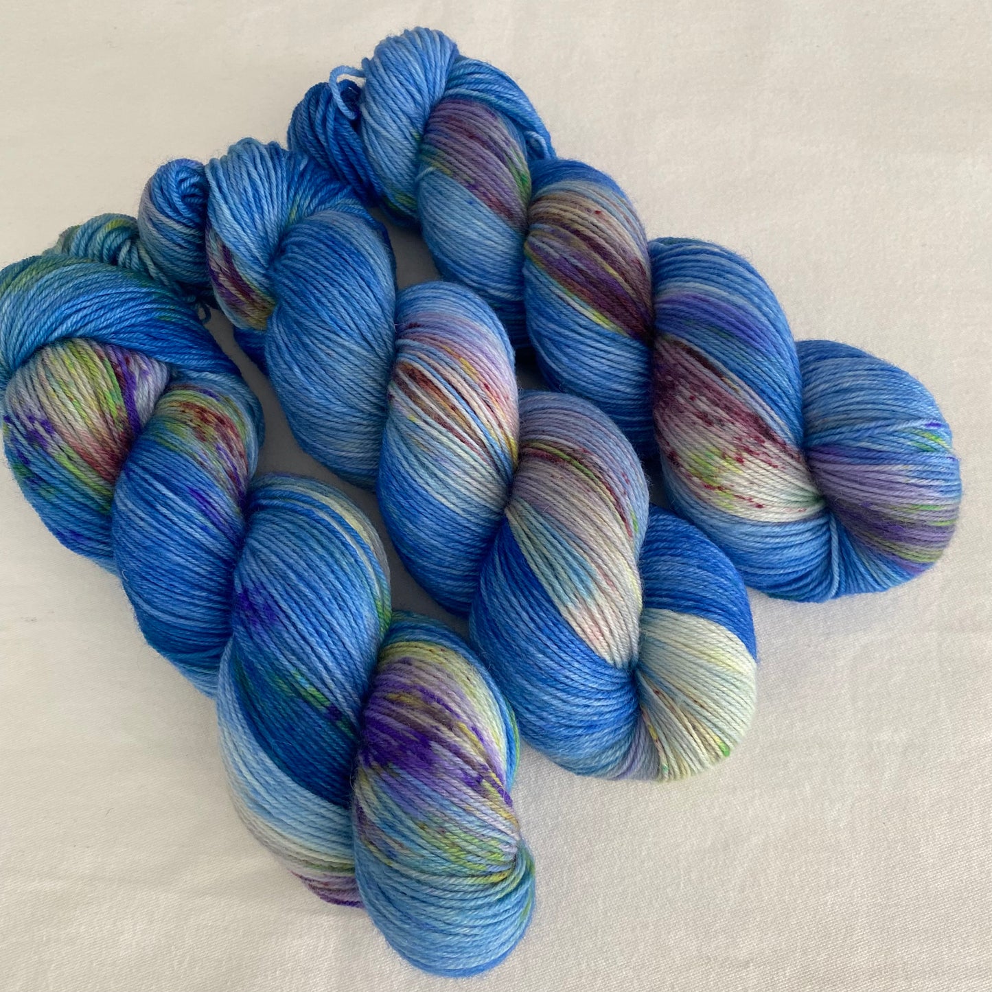 Handgefärbte Merino Sockenwolle (Luxus)