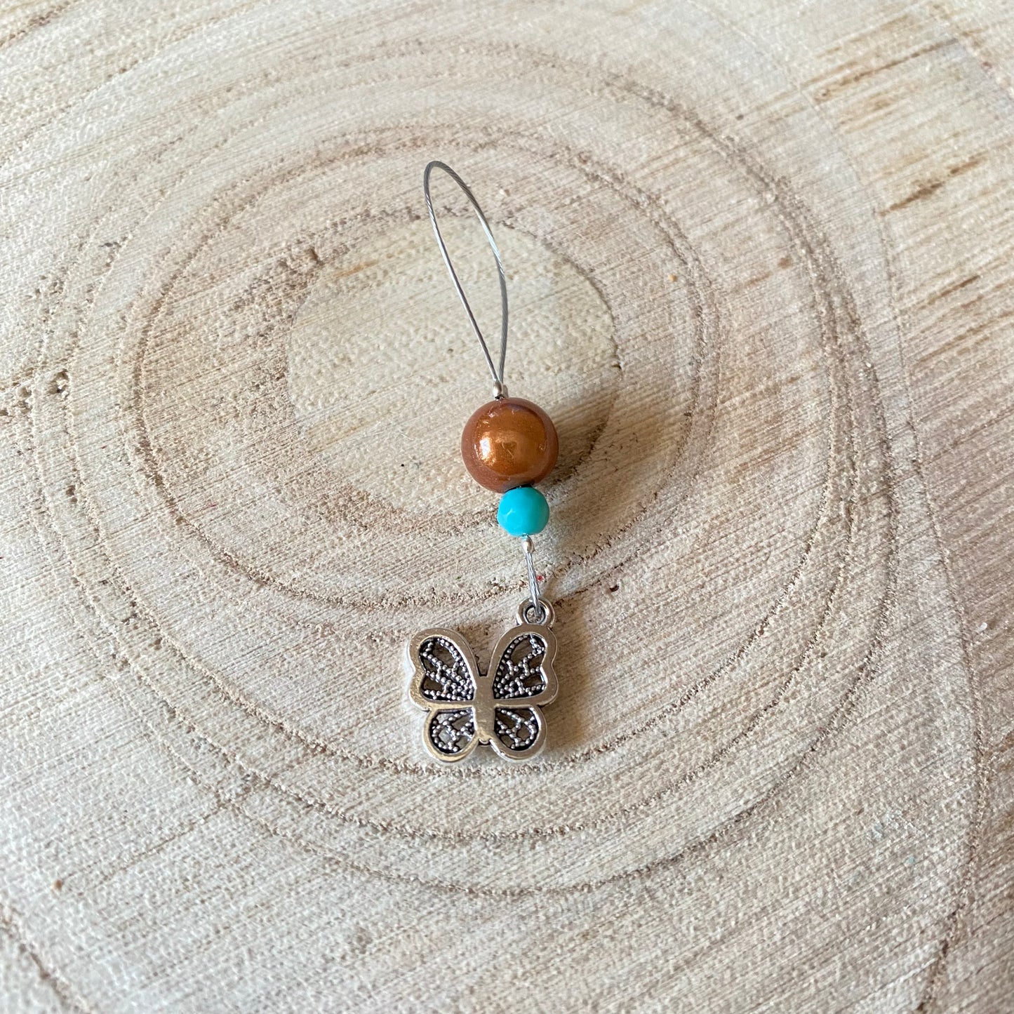 Maschenmarkiere Motiv-Schmetterling.