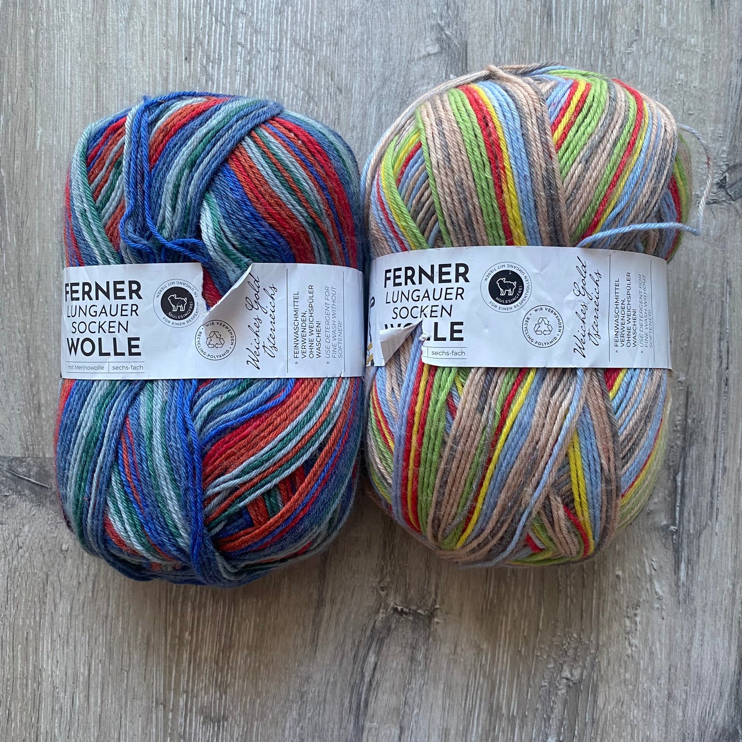 Sockenwolle-Set 300 g