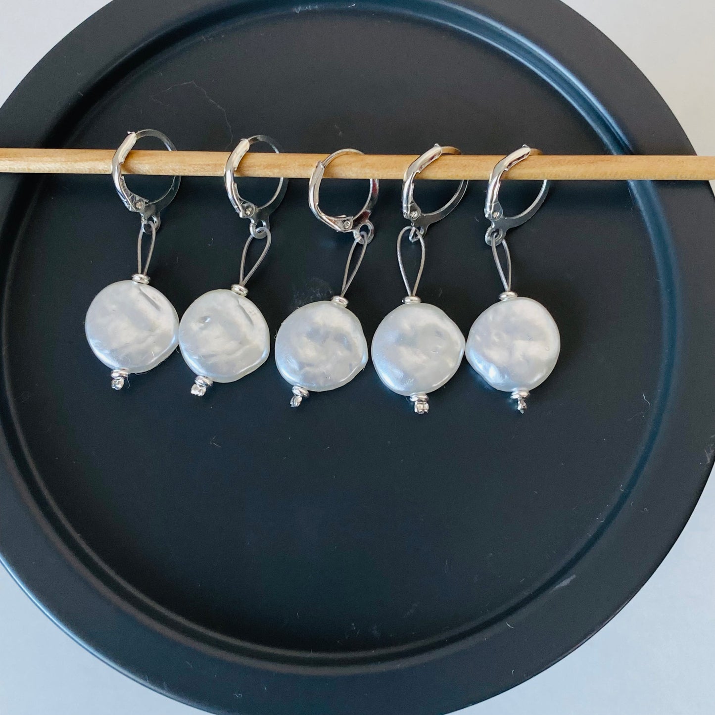 Verschließbare Maschenmarkierer 5-teiliges Set.
