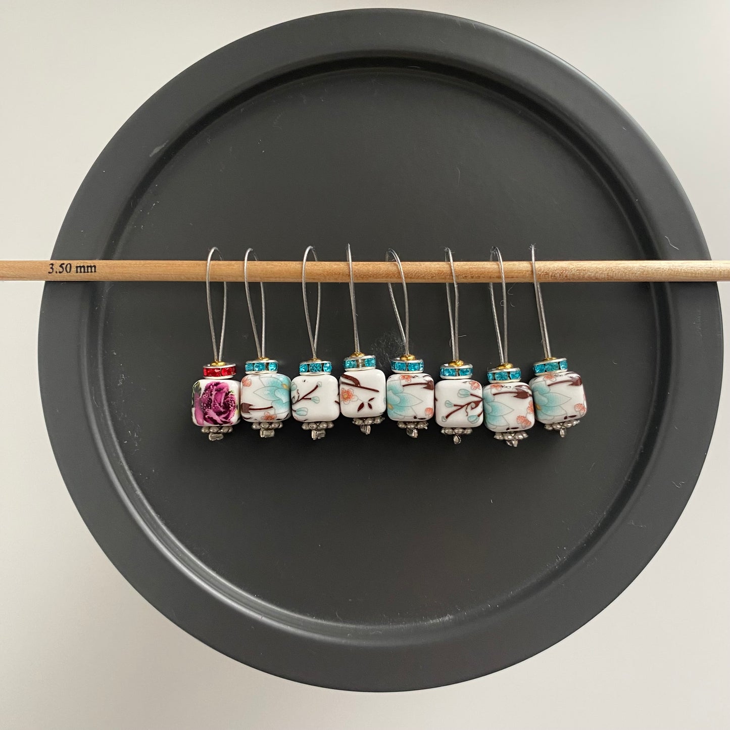Maschenmarkierer 8- teiliges Set für Raglan.