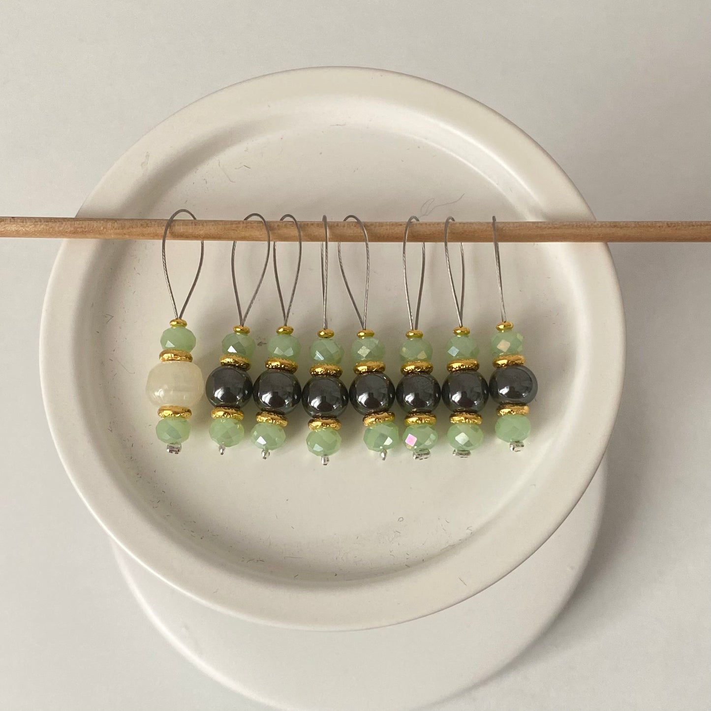 Maschenmarkierer 8- teiliges Set für Raglan.