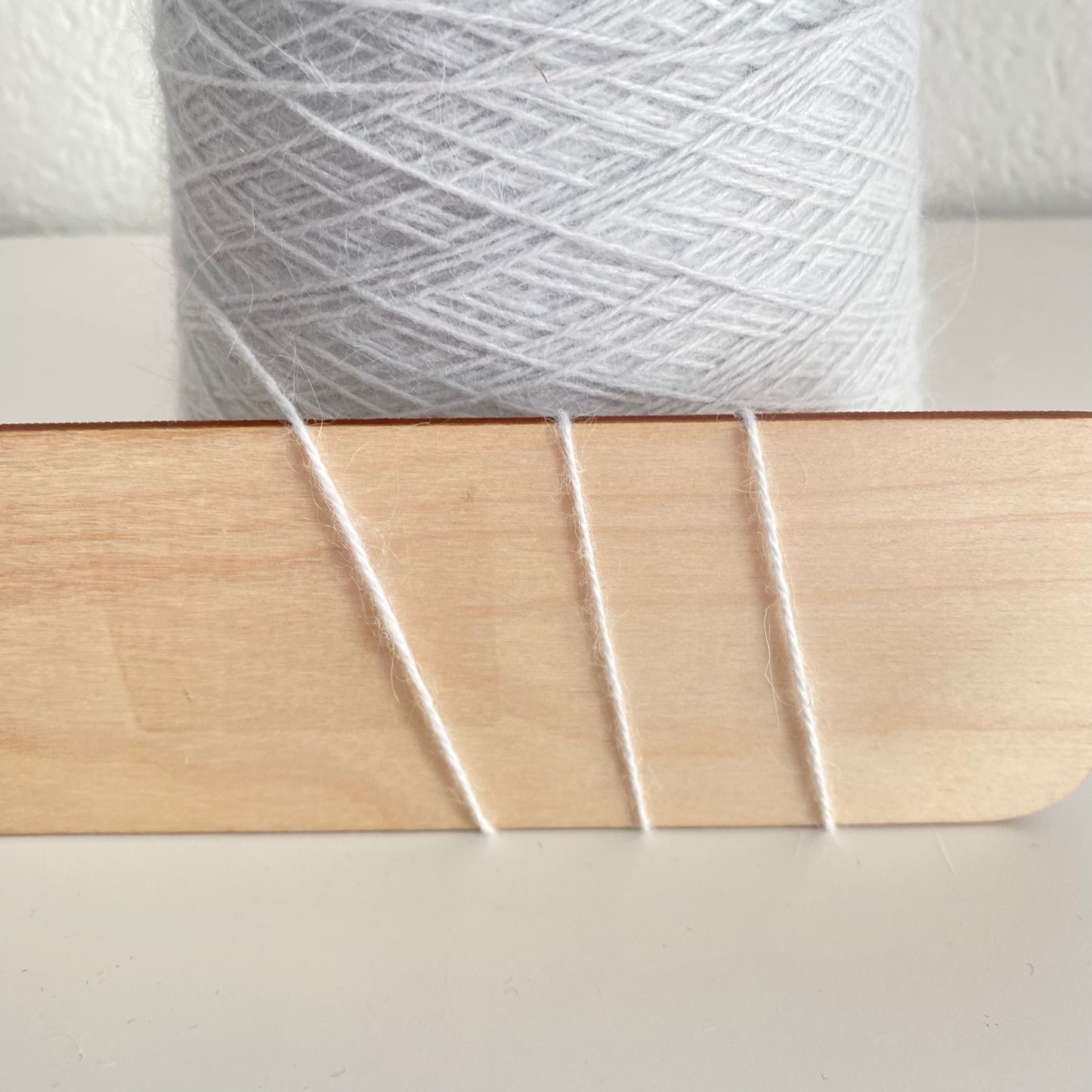 Konenwolle Angora mit Merinowolle.