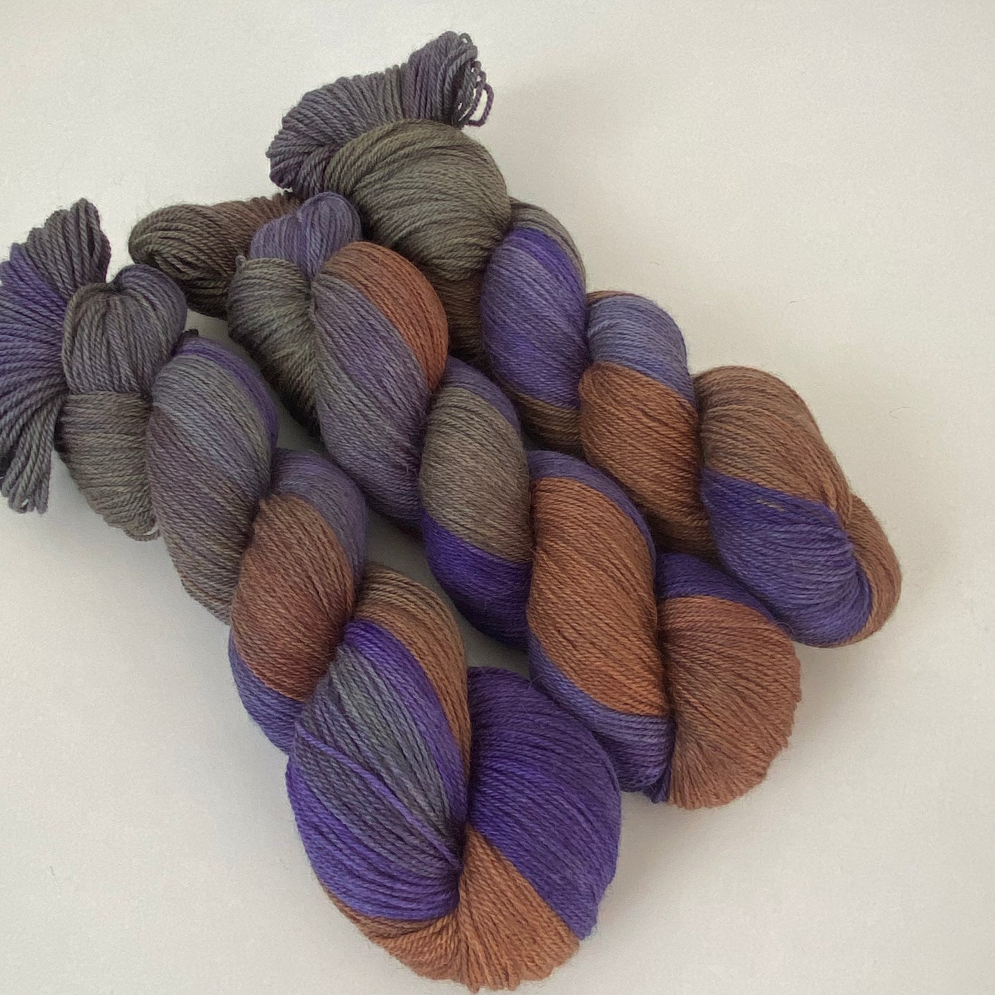 Handgefärbte Alpaca mit Seide