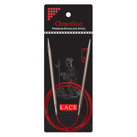Rundstricknadel Red Lace von ChiaoGoo 100 cm