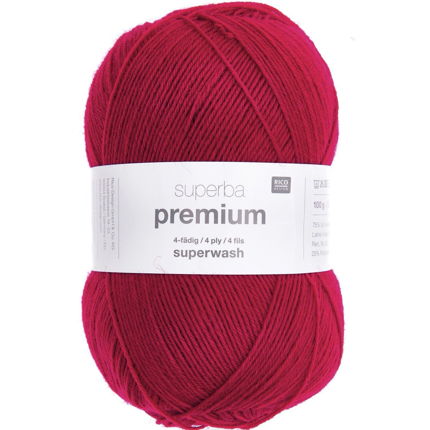 Rico Design Superba Premium 4-fädig 100 g  Superwash