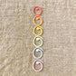 Colored Split Ring Markers/ 60 St.