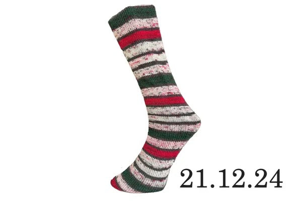 Ferner Wolle  mally Socks Weihnachtsedition.