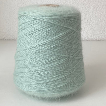 Konenwolle Angora mit Merinowolle.
