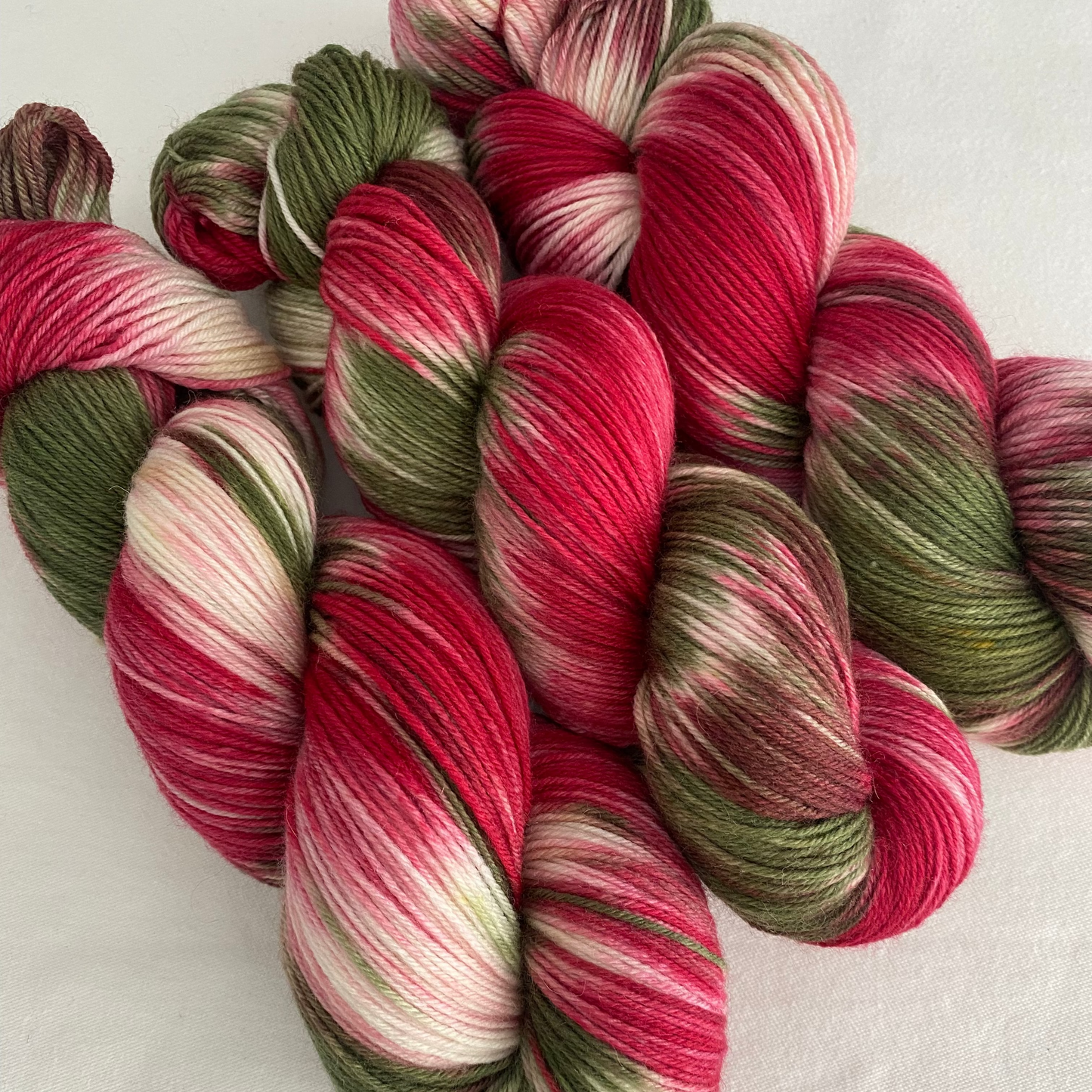 Handgefärbte  Merino Sockenwolle (Luxus)