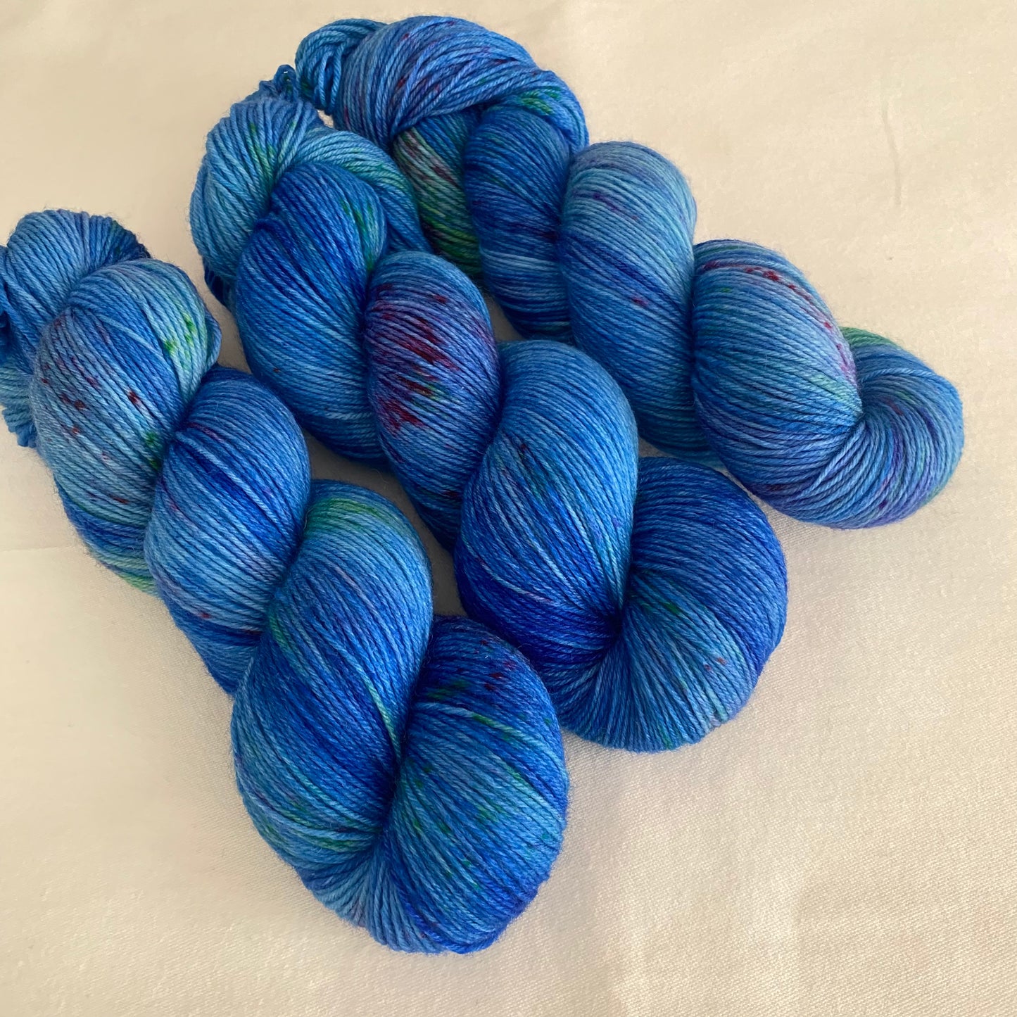 Handgefärbte  Merino Sockenwolle (Luxus)