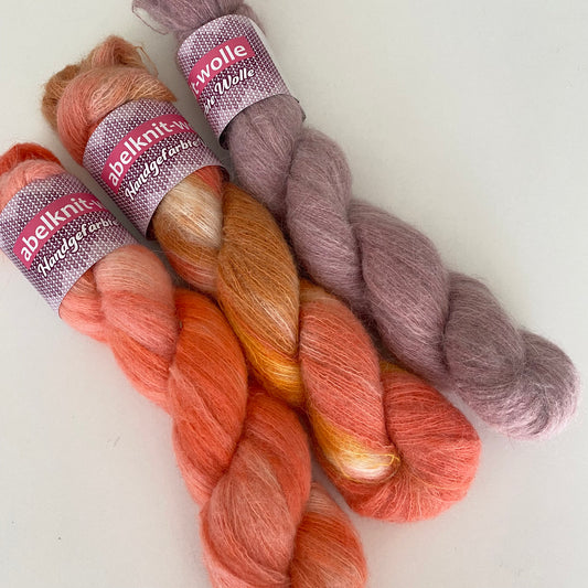 Handgefärbte Spar-Set. /150 g