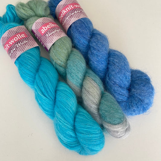 Handgefärbte Spar-Set. /150 g