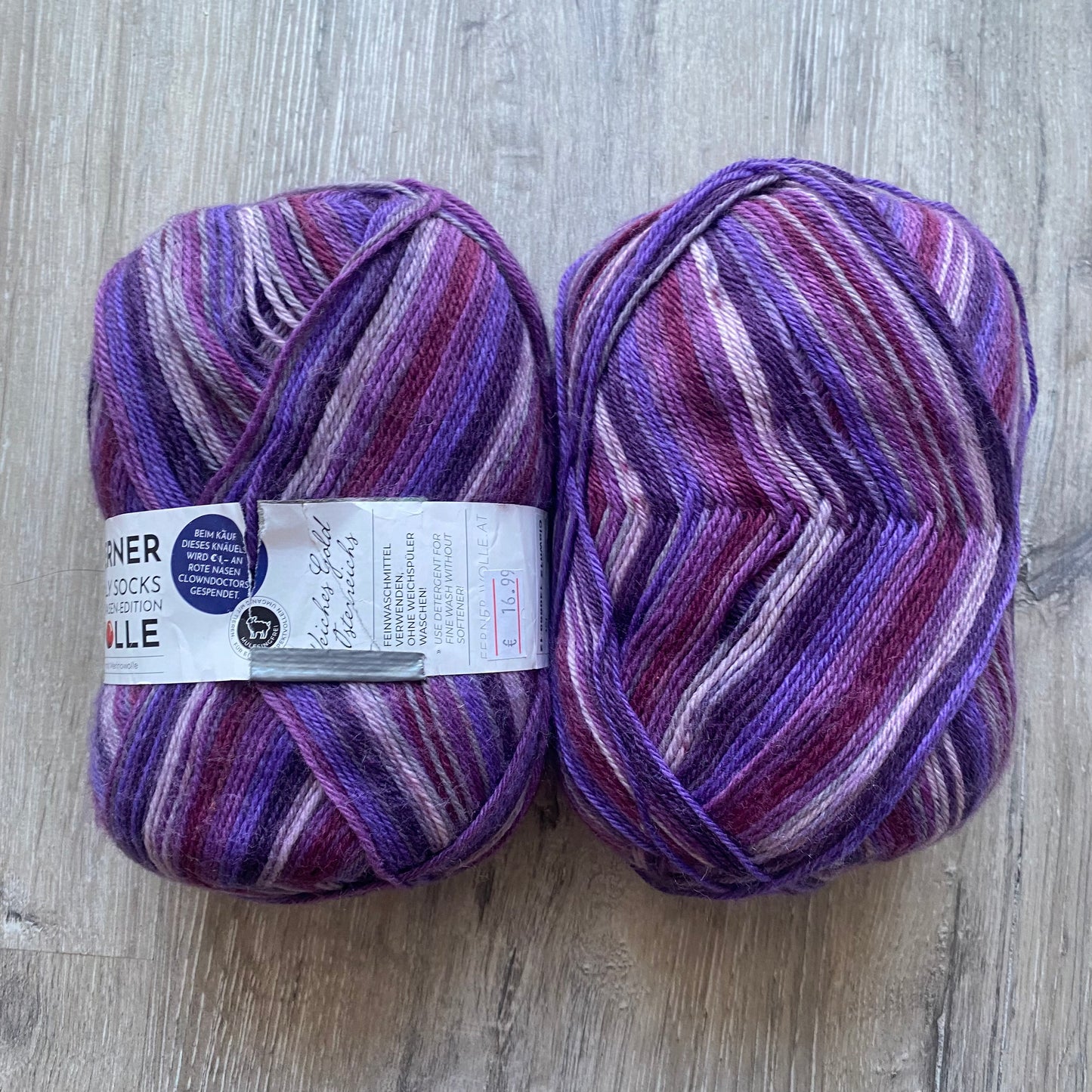 Sockenwolle-Set 300 g