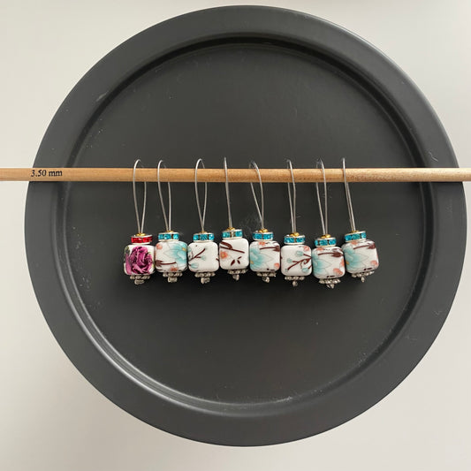 Maschenmarkierer 8- teiliges Set für Raglan.
