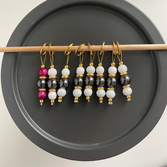 Maschenmarkierer 8- teiliges Set für Raglan.