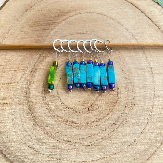 Maschenmarkierer 8- teiliges Set für Raglan.
