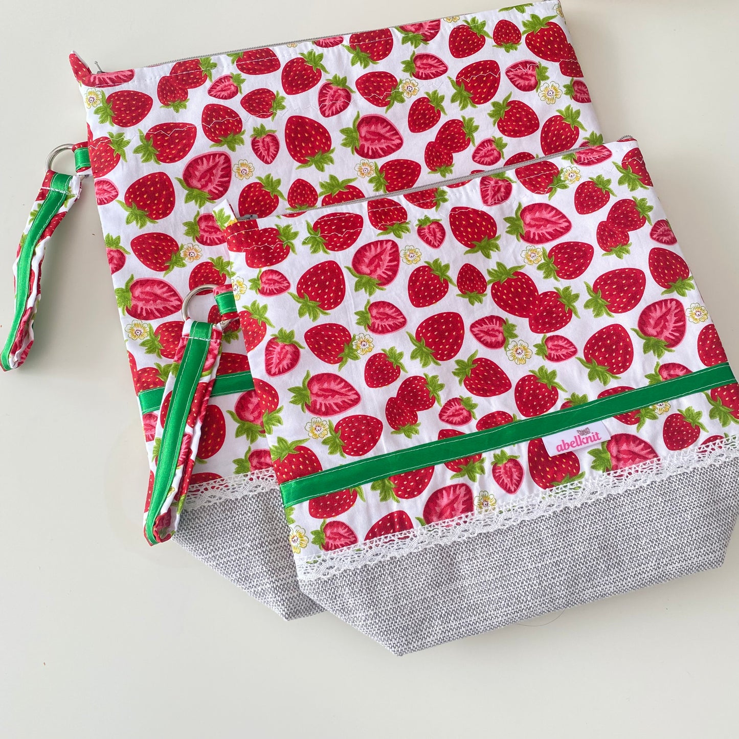 KnitterBag / Strickprojekttasche- Set.
