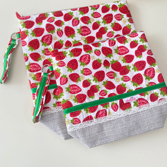 KnitterBag / Strickprojekttasche- Set.