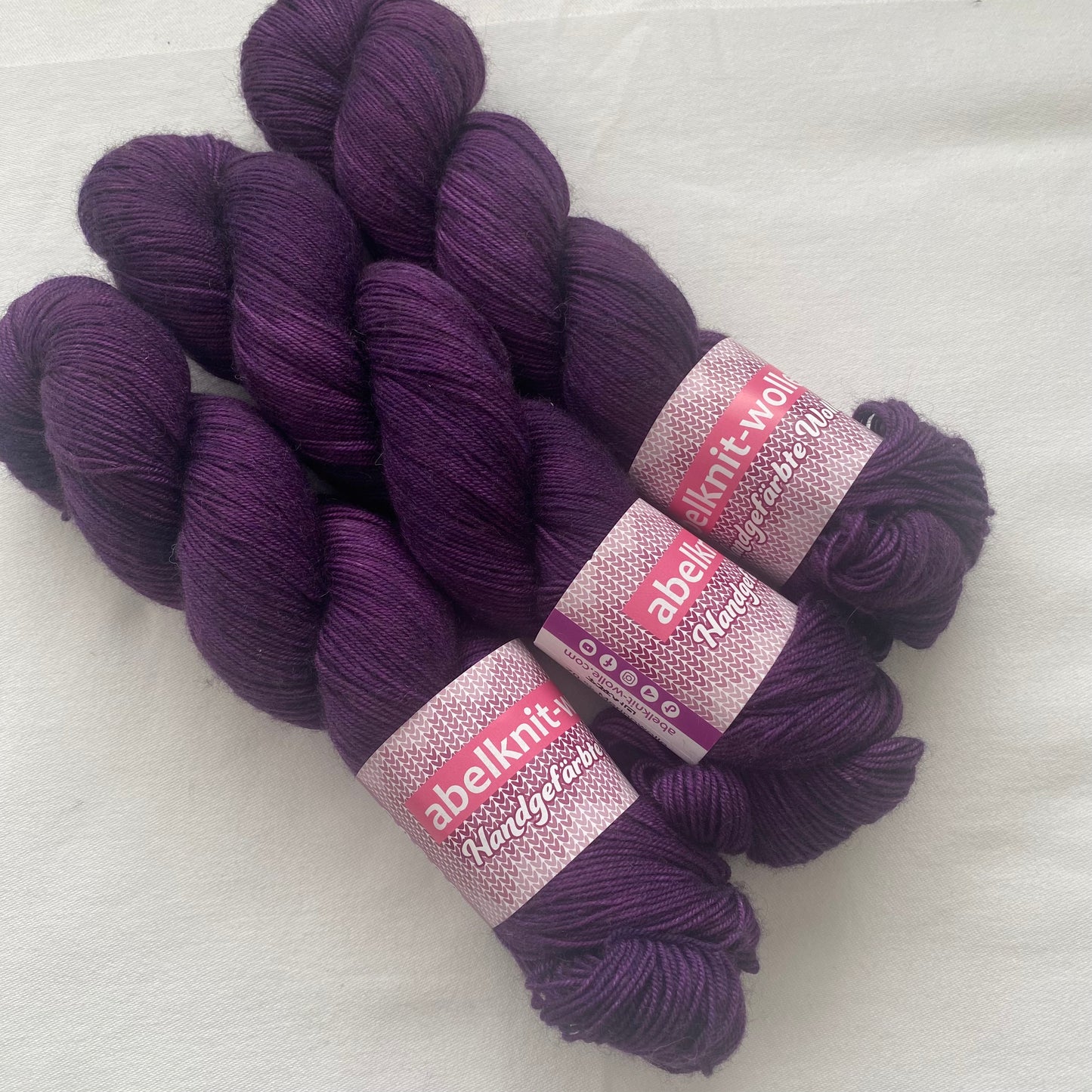 Handgefärbte Schurwolle (Merino) mit Yak/ Sockenwolle (Luxus)