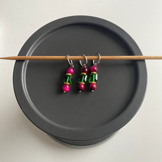 Maschenmarkierer 3- teiliges Set.