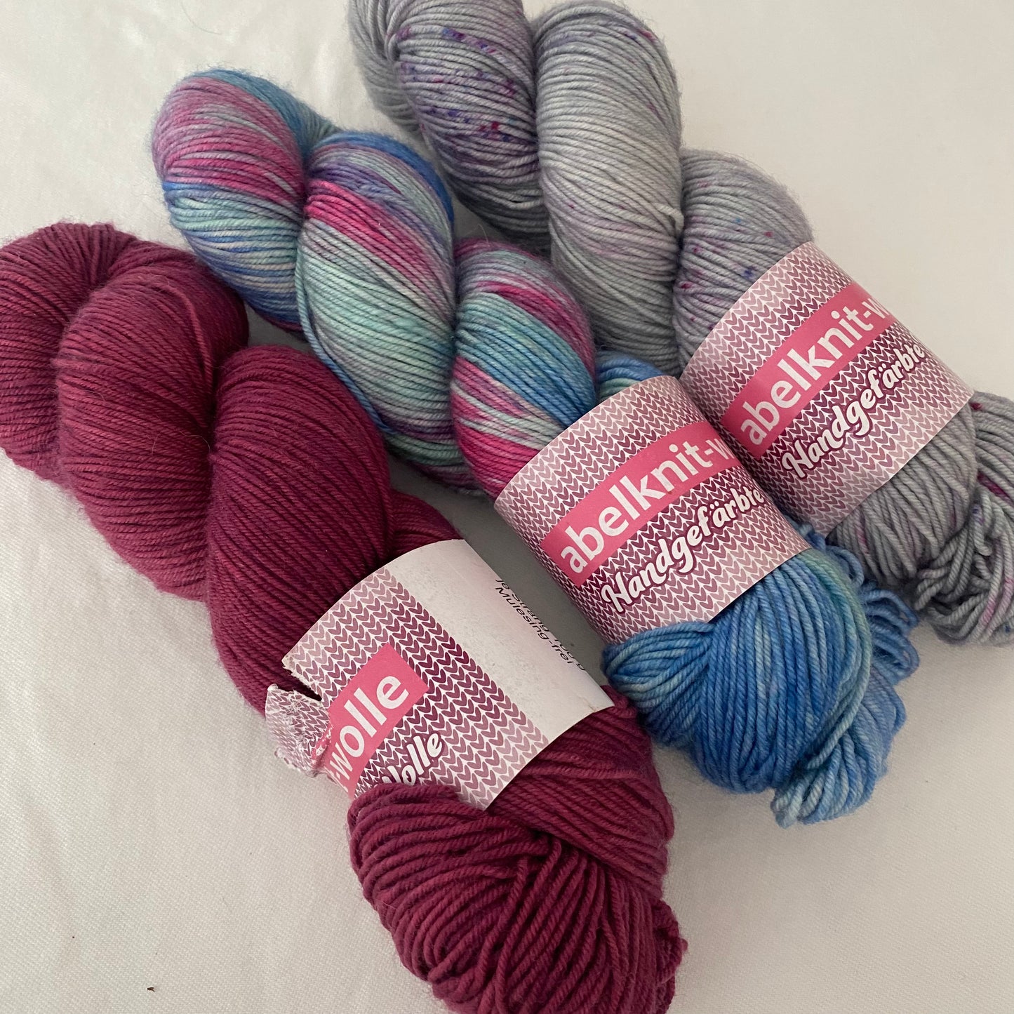 Handgefärbte Schurwolle (Merino) Spar-Set /300 g